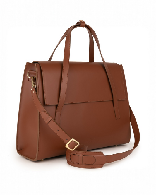 Adele Jobbveske Large - Brun