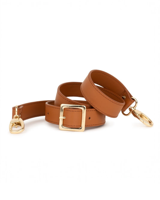 Crossbody reim - Saddle