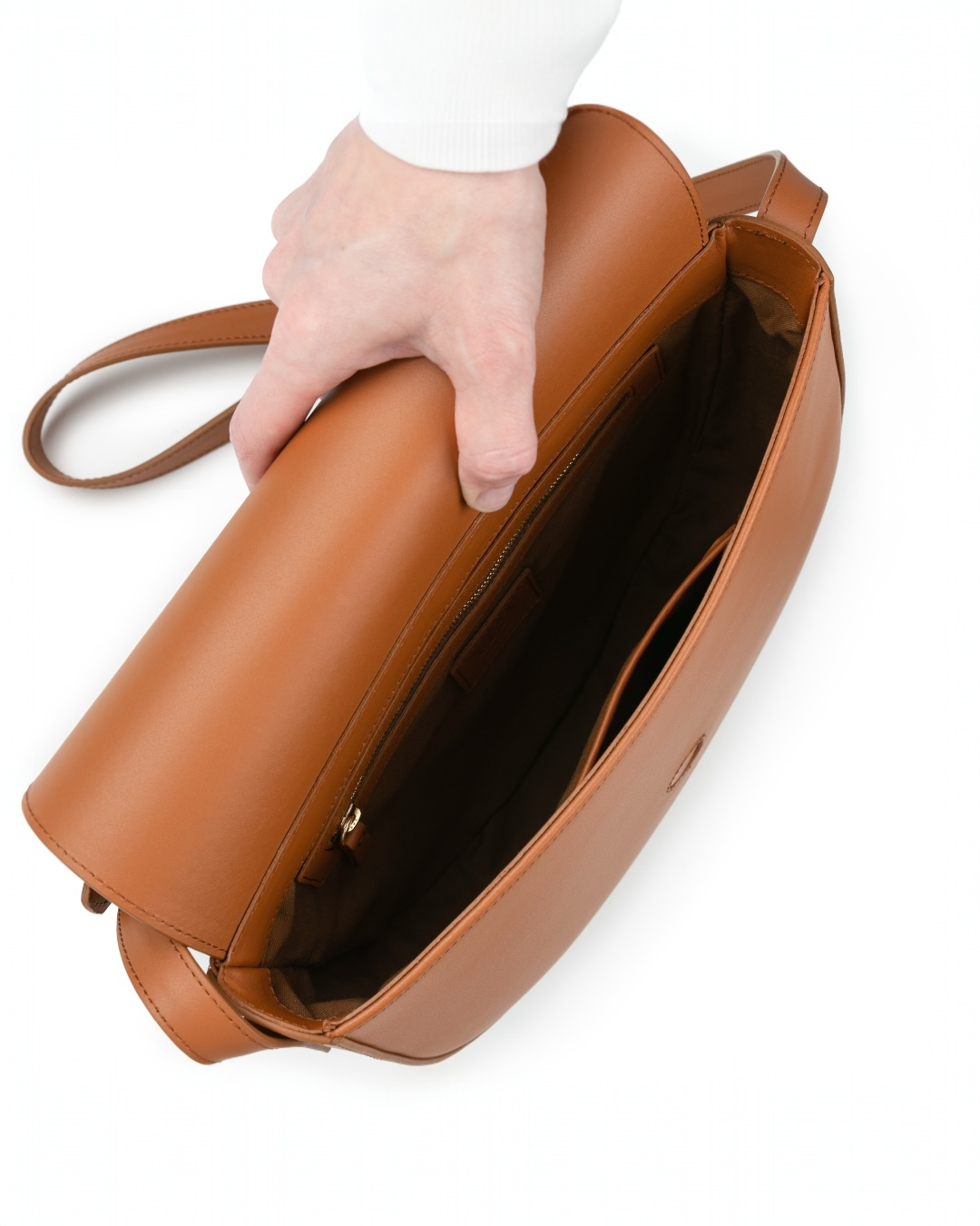 Flo Crossbody - Saddle