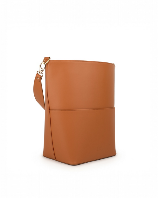 Ingvill Bucket Bag - Saddle