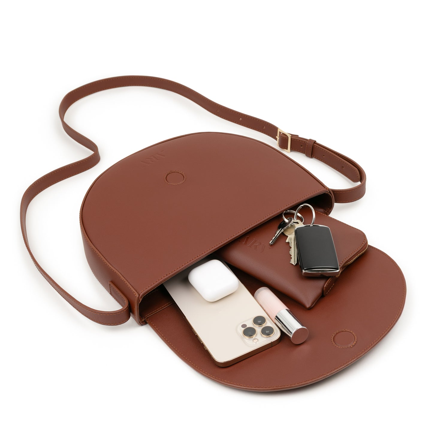 Flo Crossbody - Kastanje