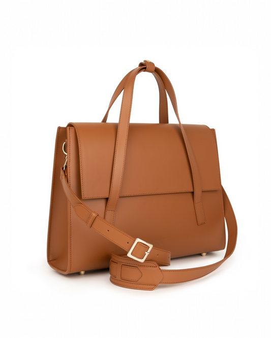 Adele Jobbveske Small - Saddle