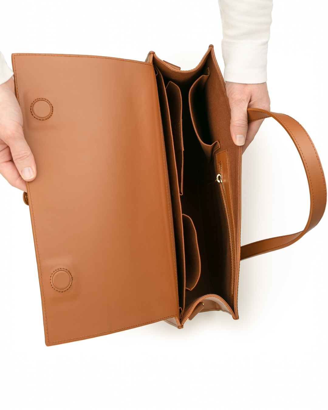 Adele Jobbveske Large - Saddle