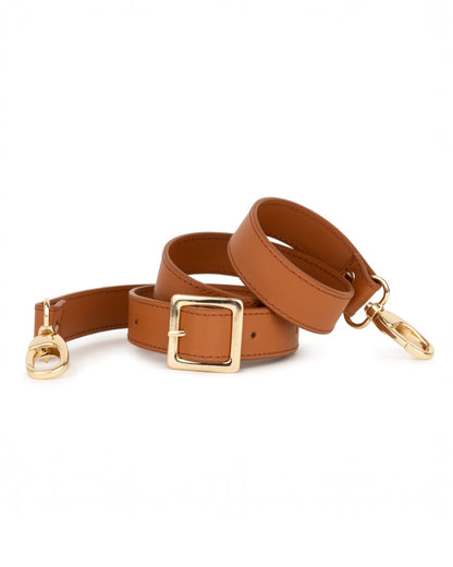 Crossbody reim - Saddle