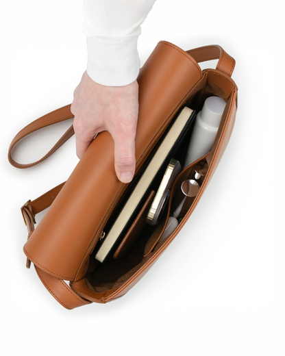 Flo Crossbody - Saddle