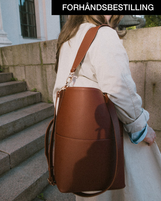 Ingvill Bucket Bag - Kastanje