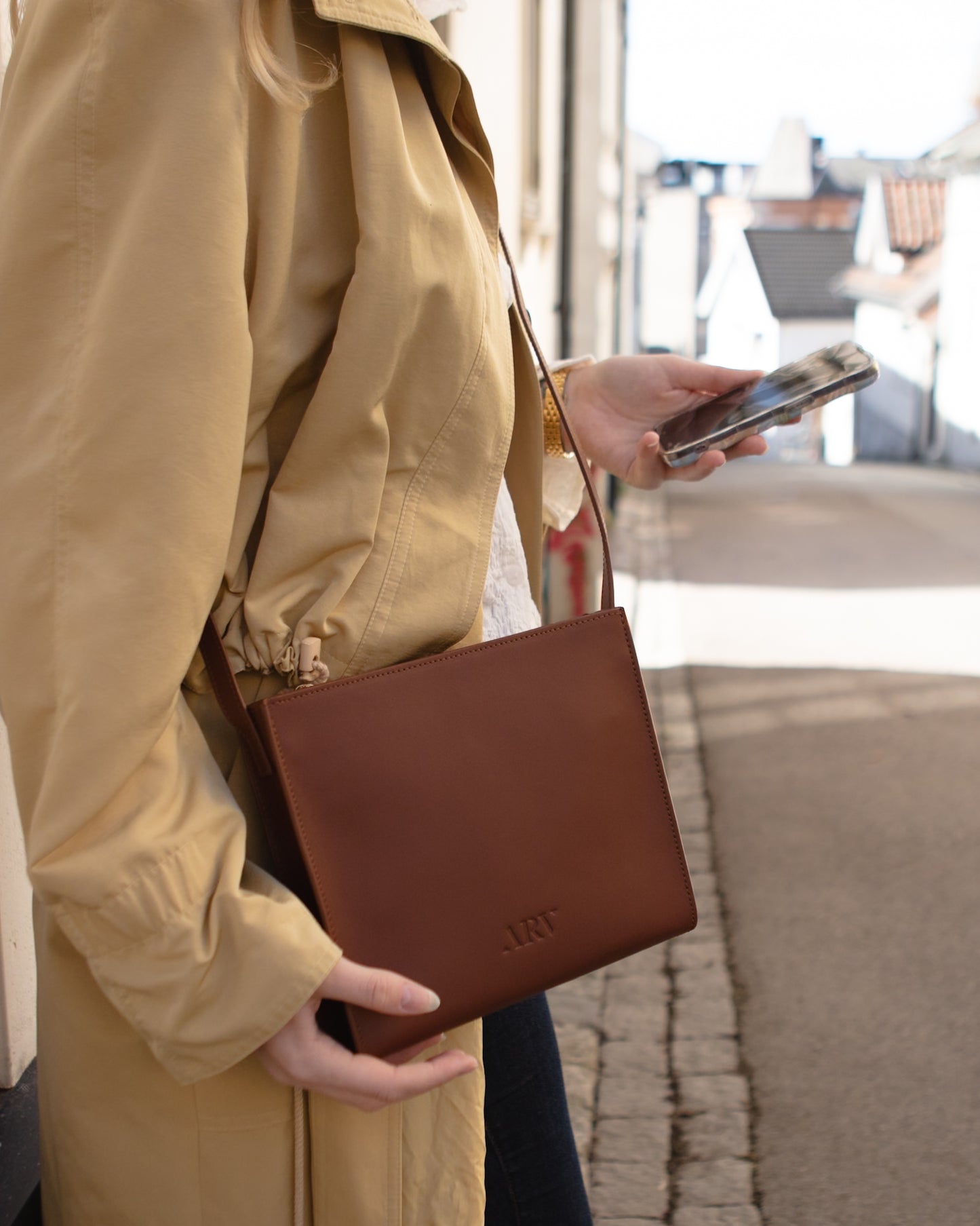Klara Crossbody - Kastanje