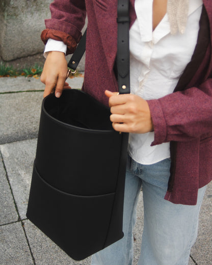 Crossbody reim - Svart