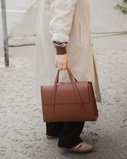 Adele Jobbveske Small - Brun