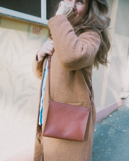 Klara Crossbody - Kastanje