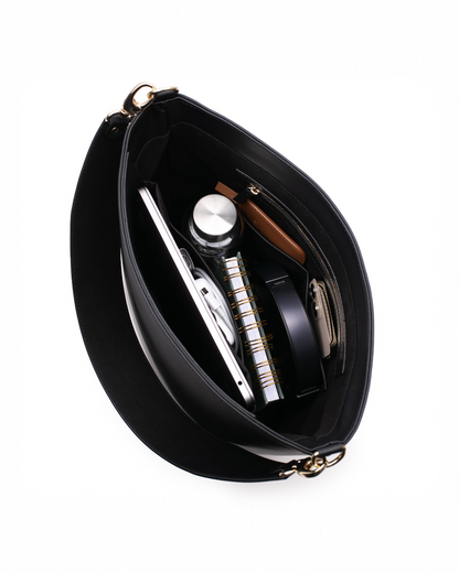 Ingvill Bucket Bag - Svart