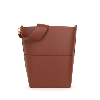 Ingvill Bucket Bag - Kastanje