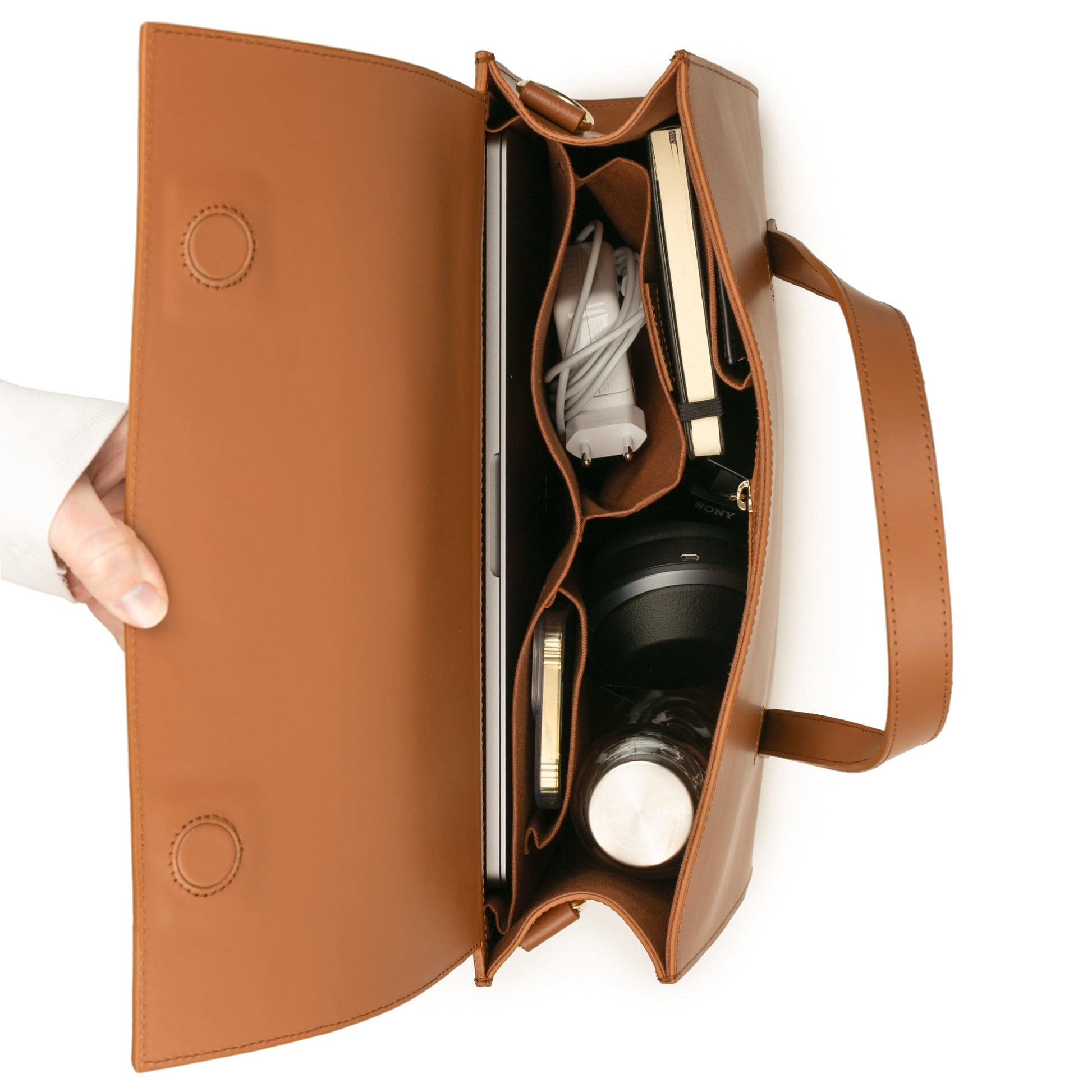 ARV Adele Jobbveske Large - Saddle