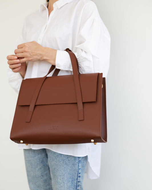 ARV Adele Jobbveske Small - Brun